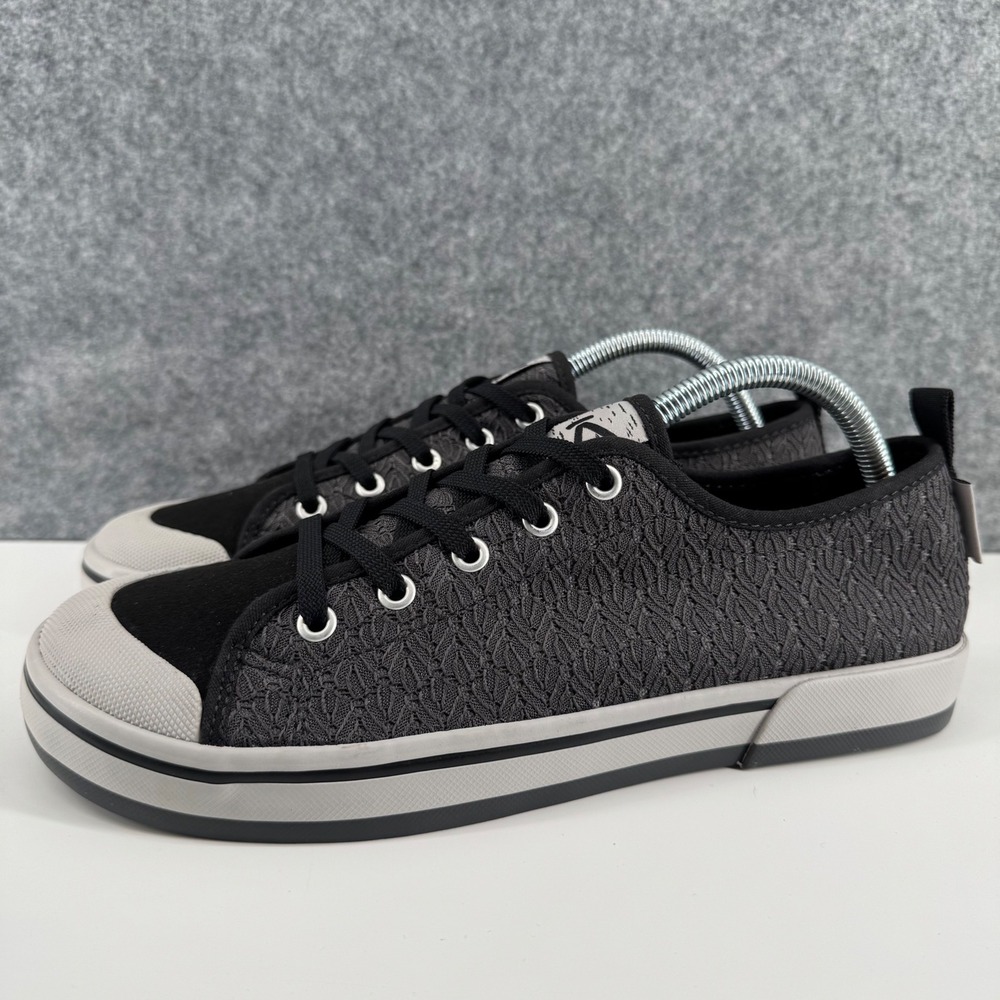 Keen Elsa Sneaker Womens 10 Black Lace Textured Low Top Casual Shoes 1018303